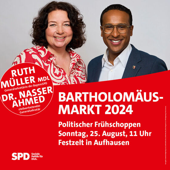 Generalsekretäre Ruth Müller und Dr. Nasser Ahmed Foto: G.Griese-Heindl